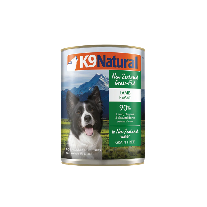 K9 Natural Grain Free Lamb Canned Wet Food for Dogs 13oz