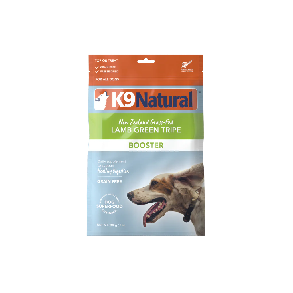 K9 Natural Freeze Dried Lamb Tripe Supplement for Dogs 7oz