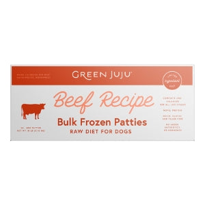 Green Juju Beef Recipe Frozen Patties 18lb