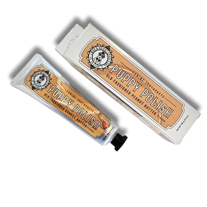 Puppy Polisher Old Fashioned Peanut Butter Dog Toothpaste 3.5oz
