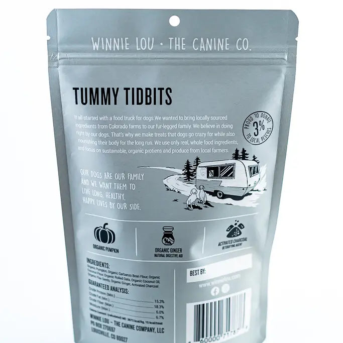 Tummy Tidbits Charcoal Dog Treats 4oz