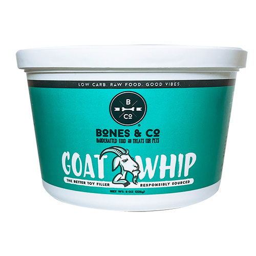 Bones & Co Frozen Raw Goat Whip 8oz