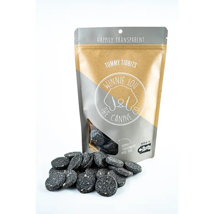 Tummy Tidbits Charcoal Dog Treats 4oz