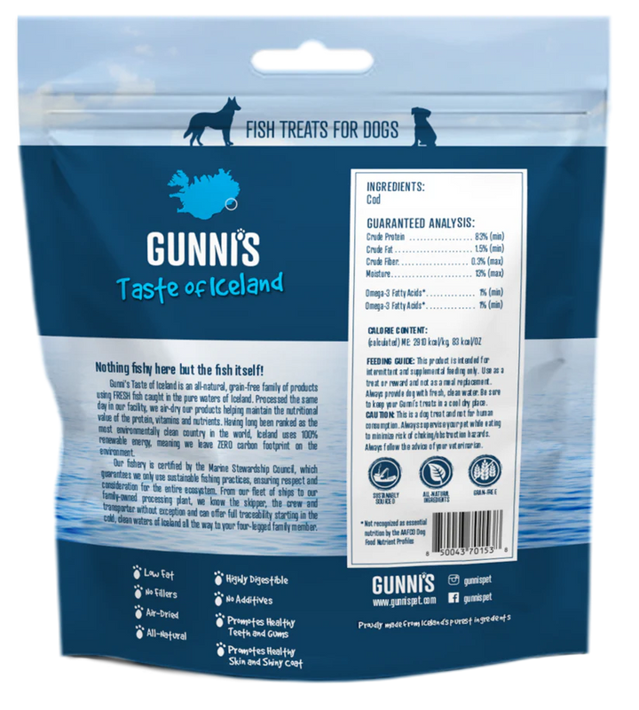 Gunni’s Cod Wafers 5oz