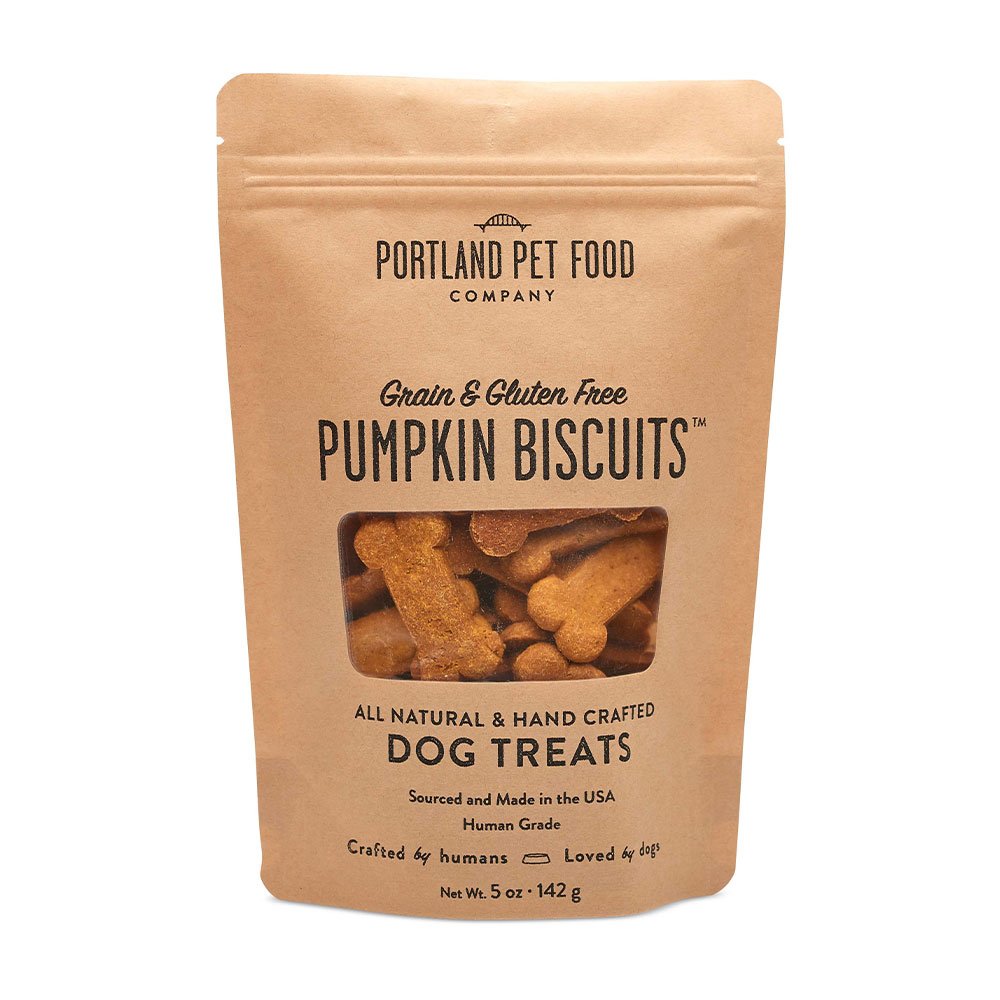 Portland Pet Food Pumpkin Dog Biscuits 5oz