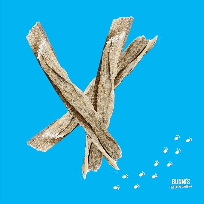 Gunni's Long Cod Skin Strip Treat