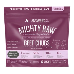 Answers Frozen Detailed Beef Chub 6lb