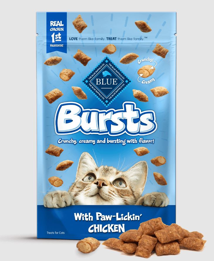 Blue Bursts Chicken Cat Treats 2oz