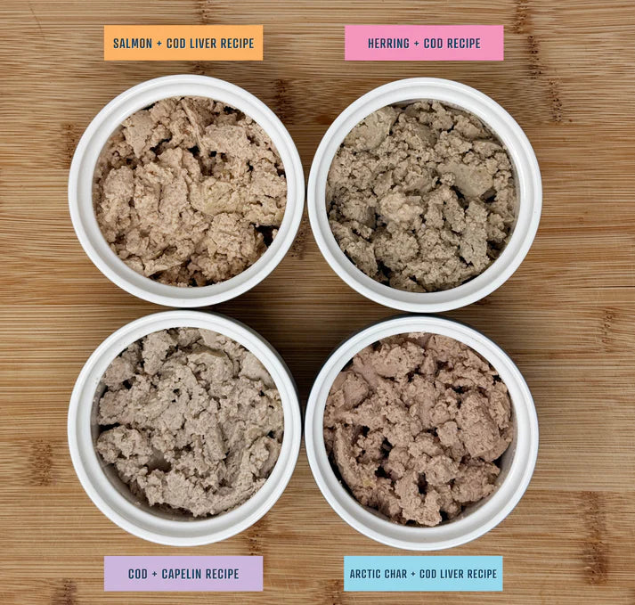Gunni's Salmon and Cod Liver Recipe Food Topper For Cats 3oz