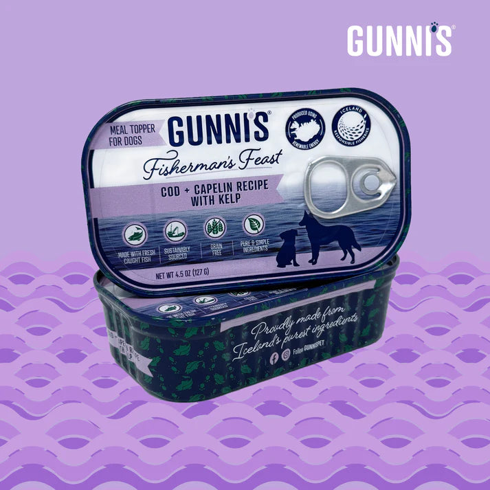 Gunni's Cod and Capelin Recipe Food Topper For Dogs 4.5oz