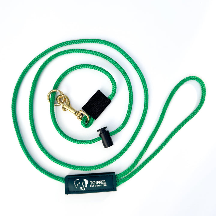Multipurpose (Slip or Clip Leash) Premium Braided Soft Rope Leash 6ft
