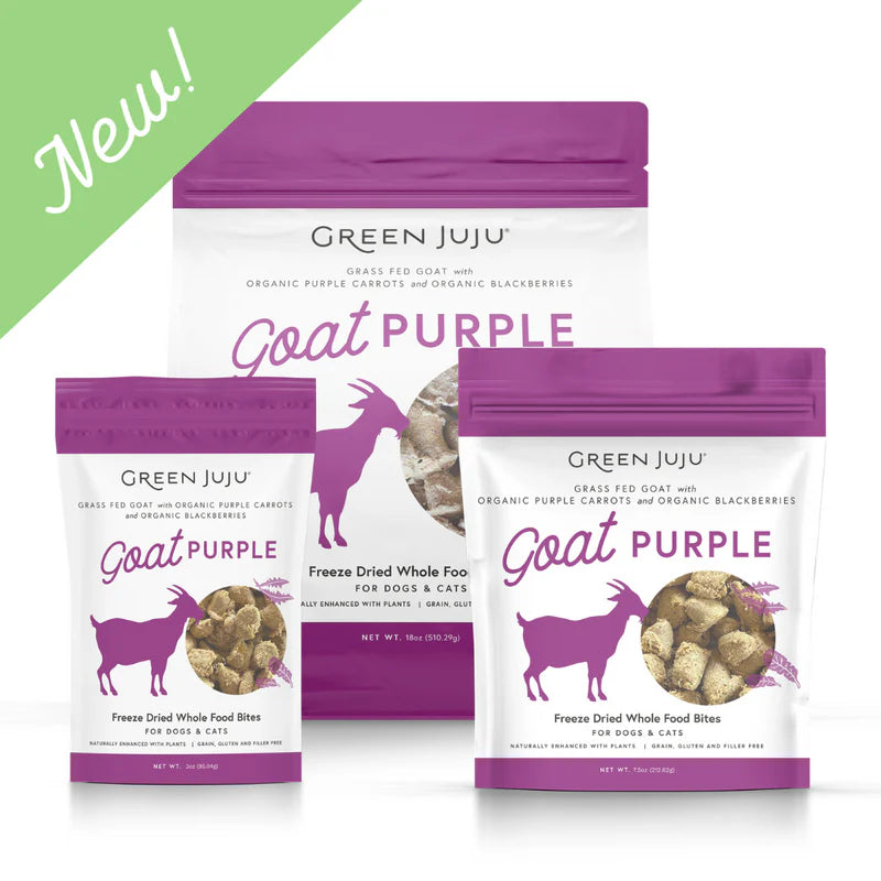 Green Juju Freeze Dried Goat Purple 3oz