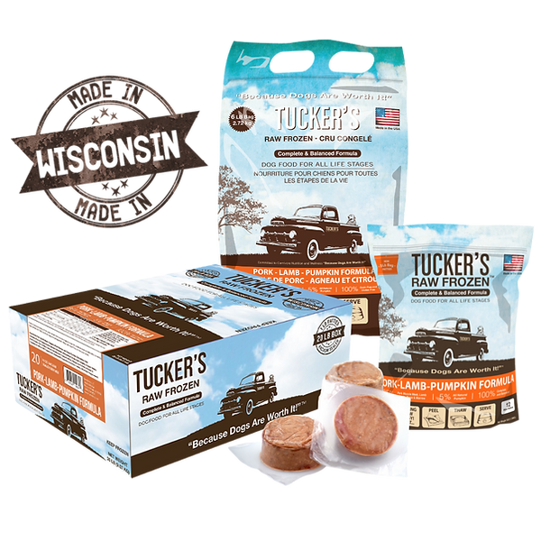 Tucker's Pork Lamb Pumpkin Frozen Dog Raw Food 20lb