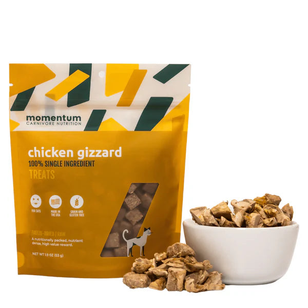 Momentum Chicken Gizzard Cat Treats 1.9oz