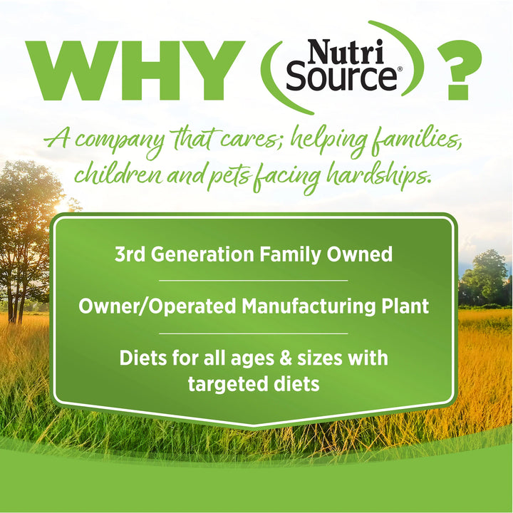 NutriSource Adult Weight Management Chicken and Rice Dry Dog Food 26lb