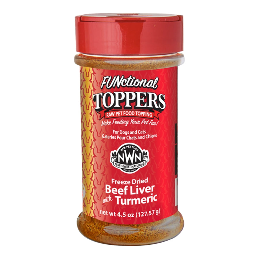 Northwest Naturals Beef Liver and Turmeric Freeze Dried Topper 4.5oz