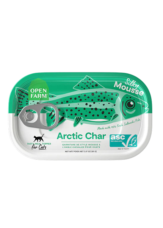 Open Farm Cat Grain Free Arctic Char Topper For Cats 3.17oz