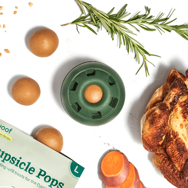 Woof Pupsicle Pops Long Lasting Treat Refills for Small Pupsicle Dog Toy 6oz