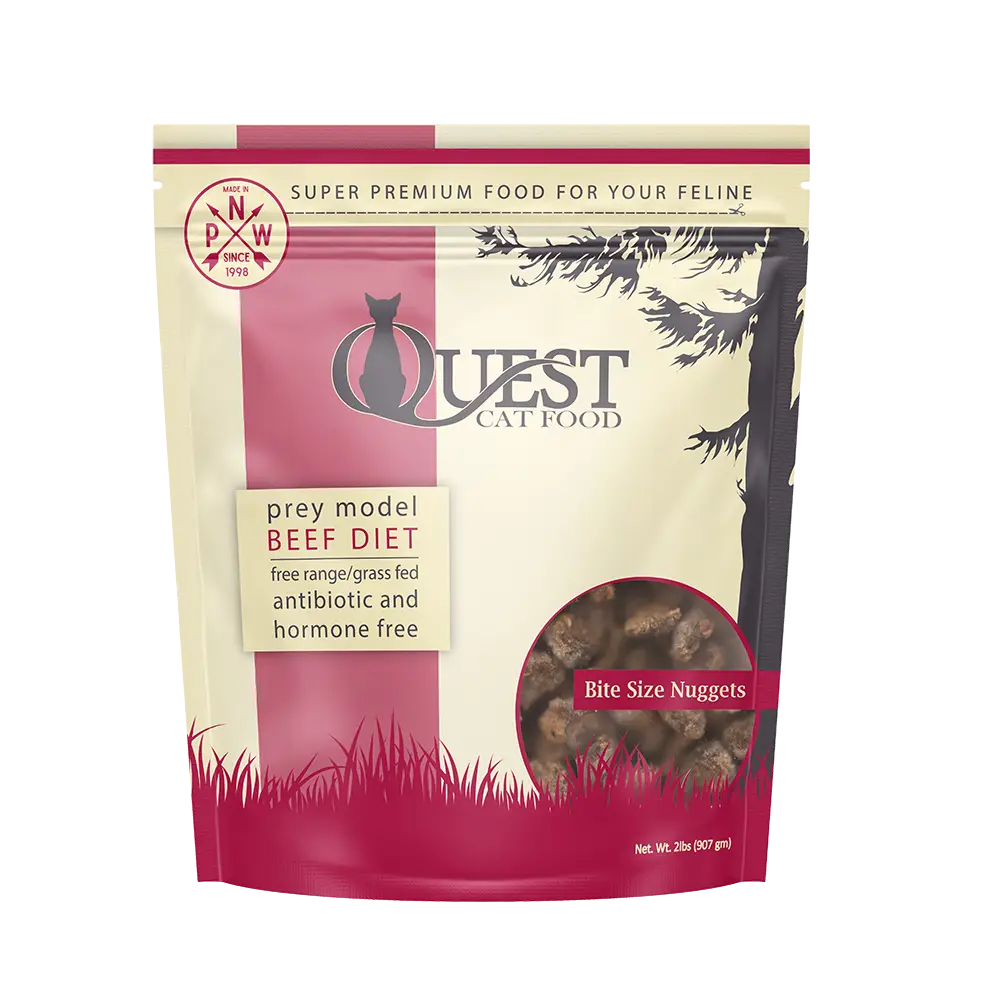 Steve's Real Food Quest for Cats Frozen Beef 2lb
