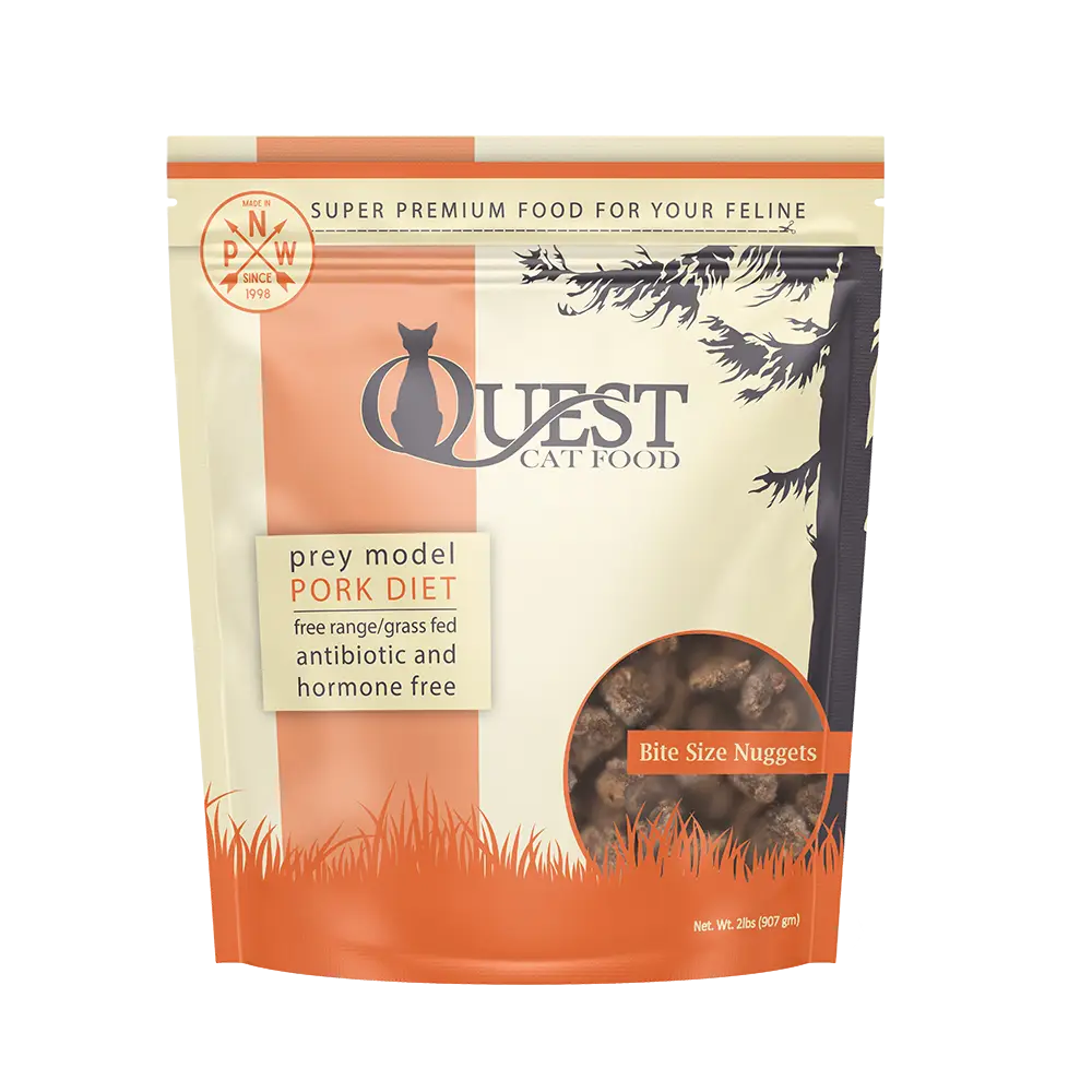 Steve's Real Food Quest for Cats Frozen Pork 2lb