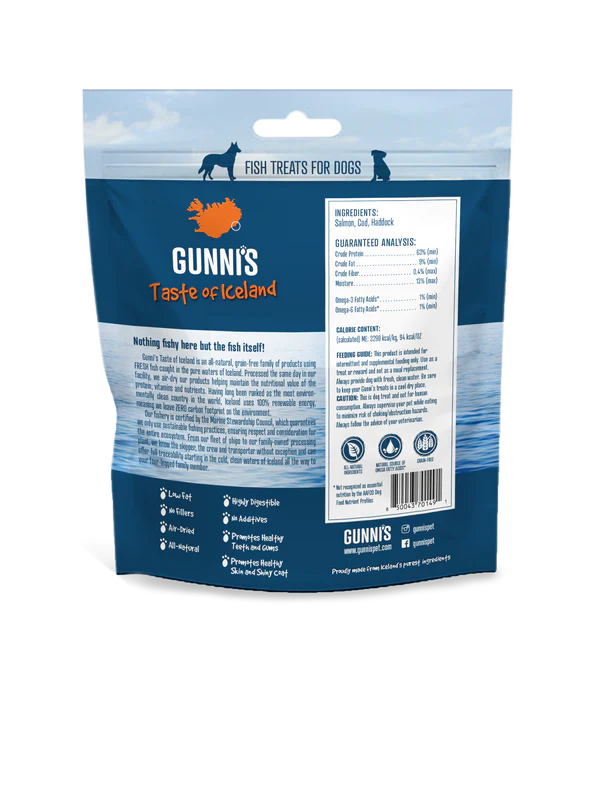 Gunni's Salmon Wafers 5oz
