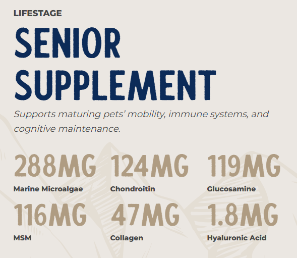 Grizzly Senior Health Liquid for Dogs 16oz