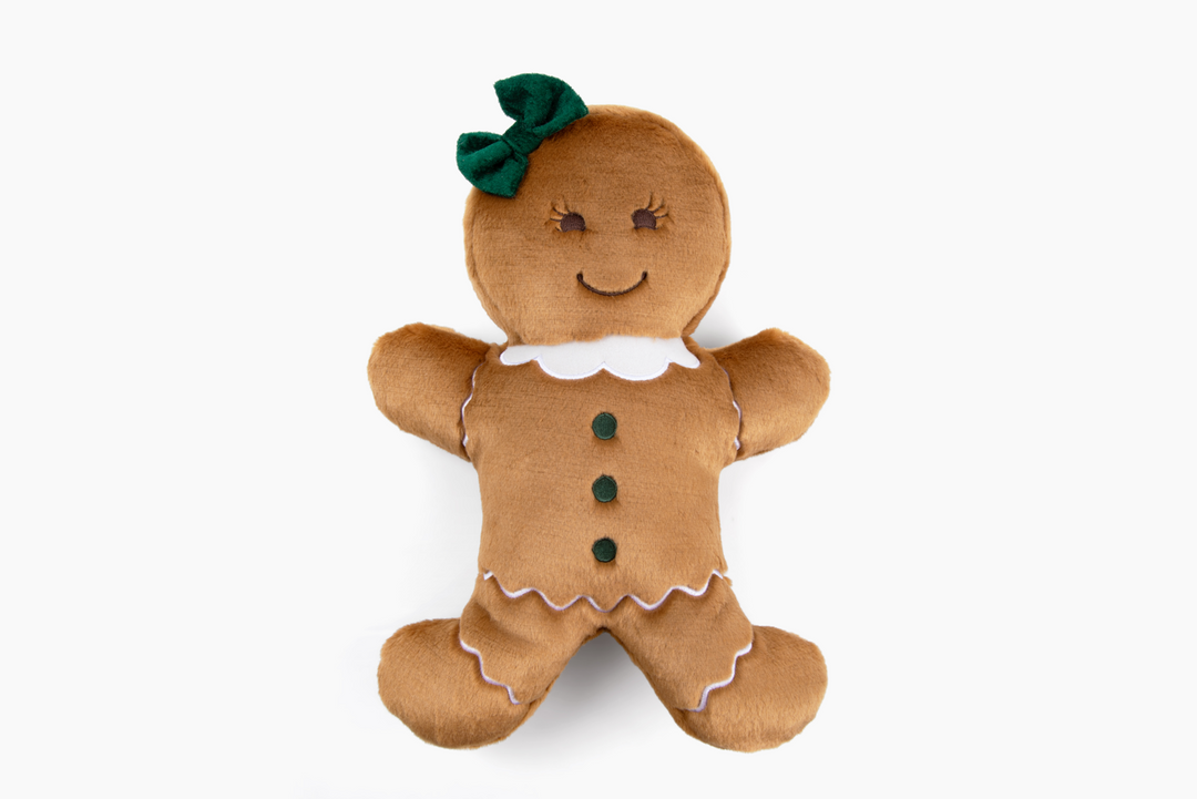 Betty Gingerbread Girl Plush Dog Toy