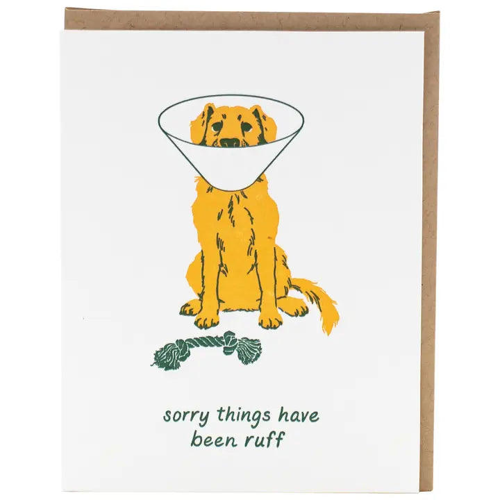 Smudge Ink - Ruff Dog Get Well Card