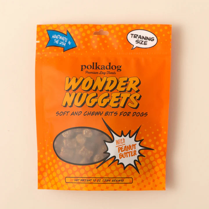Polkadog Wonder Nuggets Peanut Butter Dog Treats 10oz