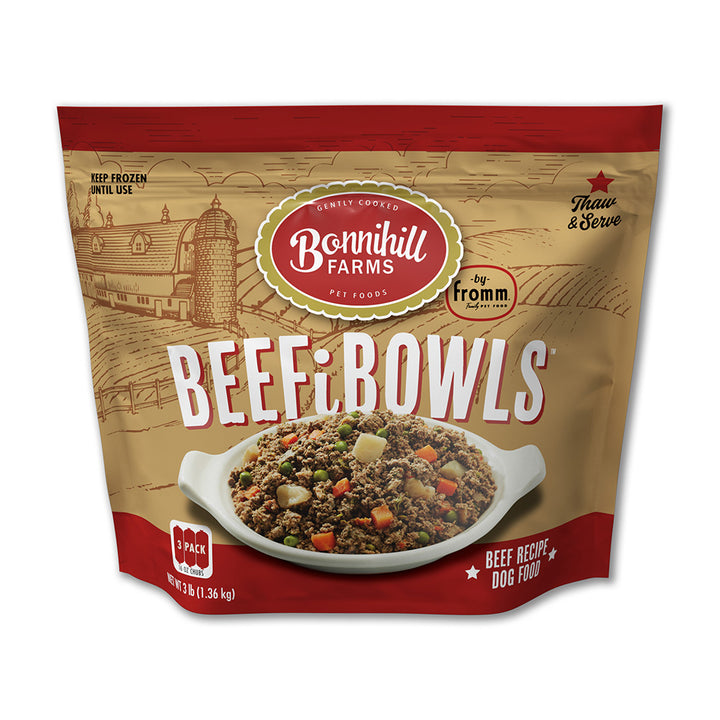 Bonnihill Farms BeefiBowls Gently Cooked by Fromm Frozen Dog Food 3lb
