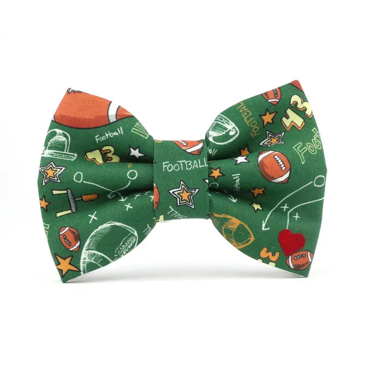 Game Day Bow Tie Attachment for Collar