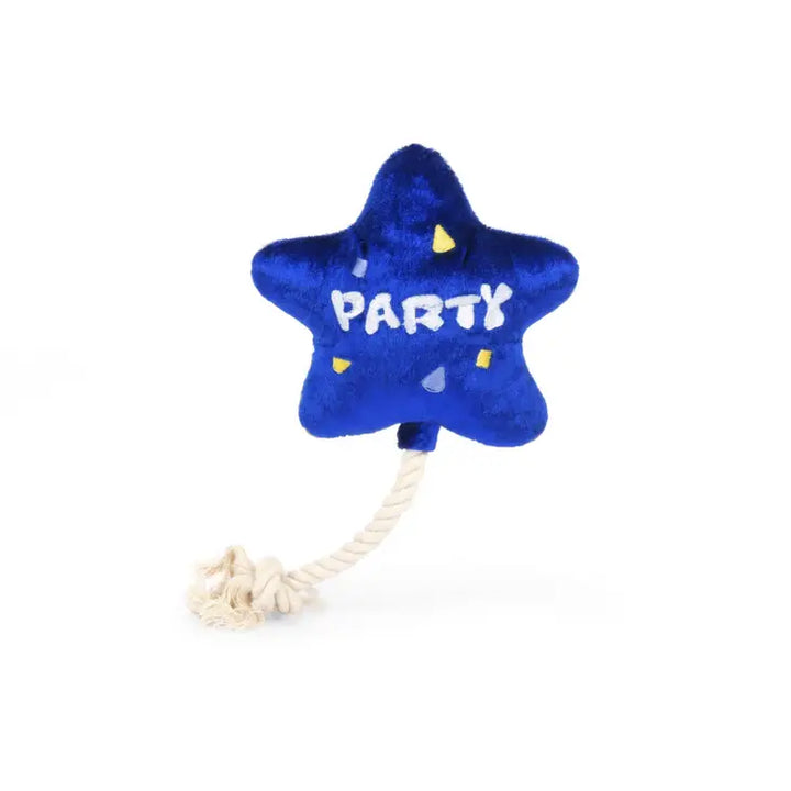 Party Time Small Balloon Plush Squeaky Dog Toy