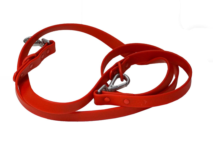 Toiffer Waterproof Leash Scarlet Red