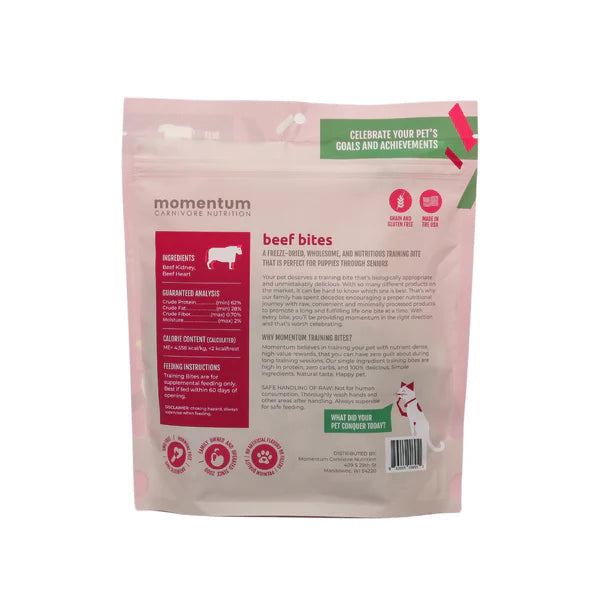 Momentum K9 Beef Training Bites Dog Treat 2.5oz