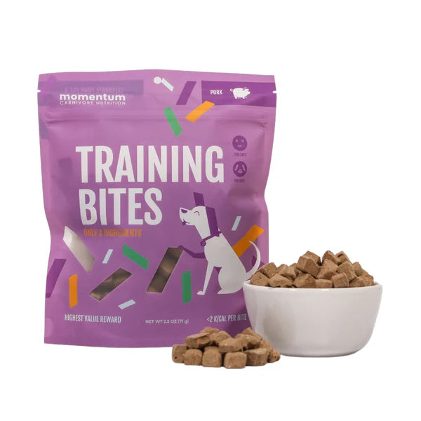 Momentum K9 Pork Training Bites Dog Treat 2.5oz