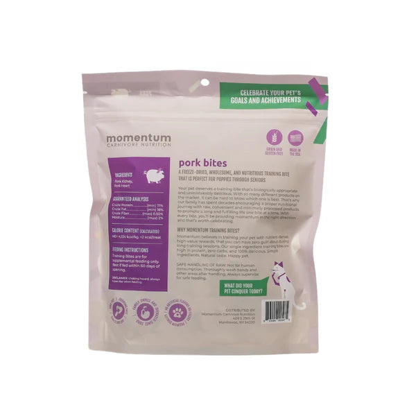Momentum K9 Pork Training Bites Dog Treat 2.5oz