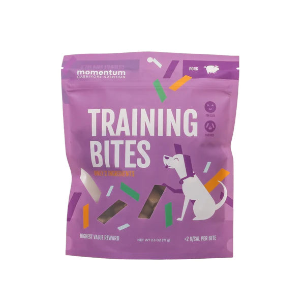 Momentum K9 Pork Training Bites Dog Treat 2.5oz