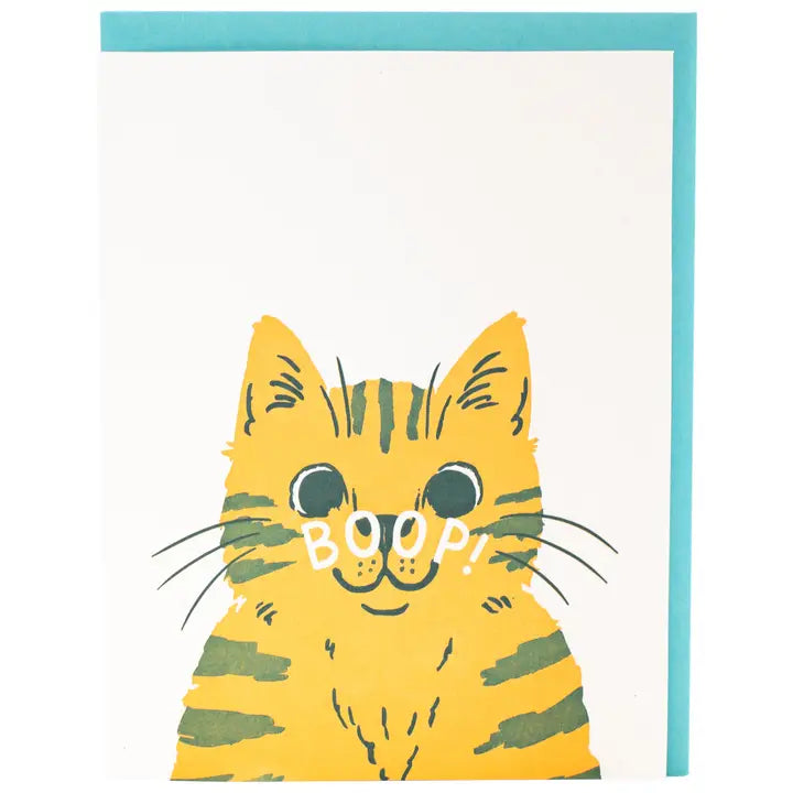 Smudge Ink - Nose Boop Cat Friendship Card