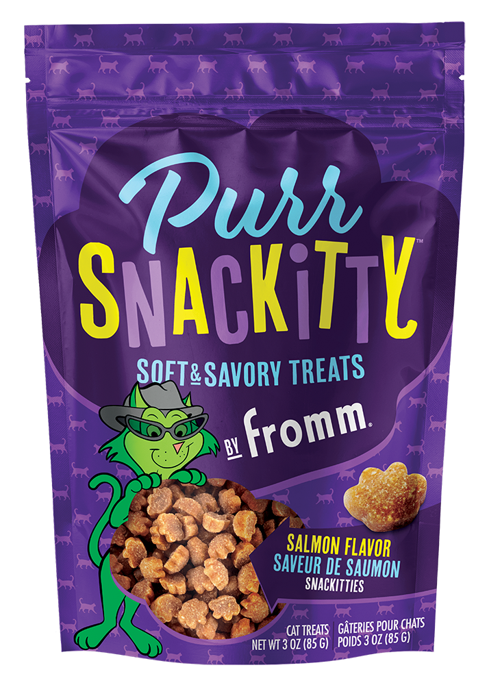 Purr Snackitty Soft and Savory Salmon Cat Treats 3oz