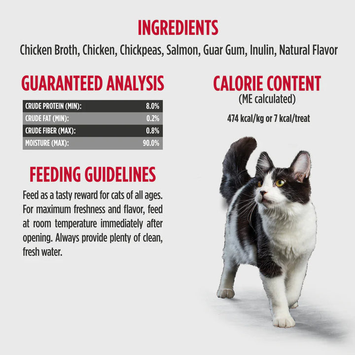 Nulo Freestyle Perfect Purée Chicken & Salmon Recipe Cat Treat 0.5oz (singles)