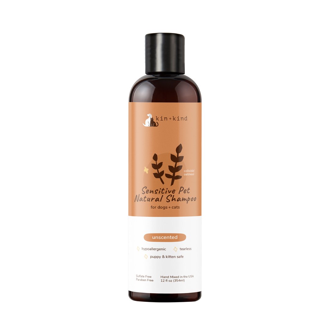 Kin+Kind Sensitive Pet Natural Dog & Cat Shampoo 12oz