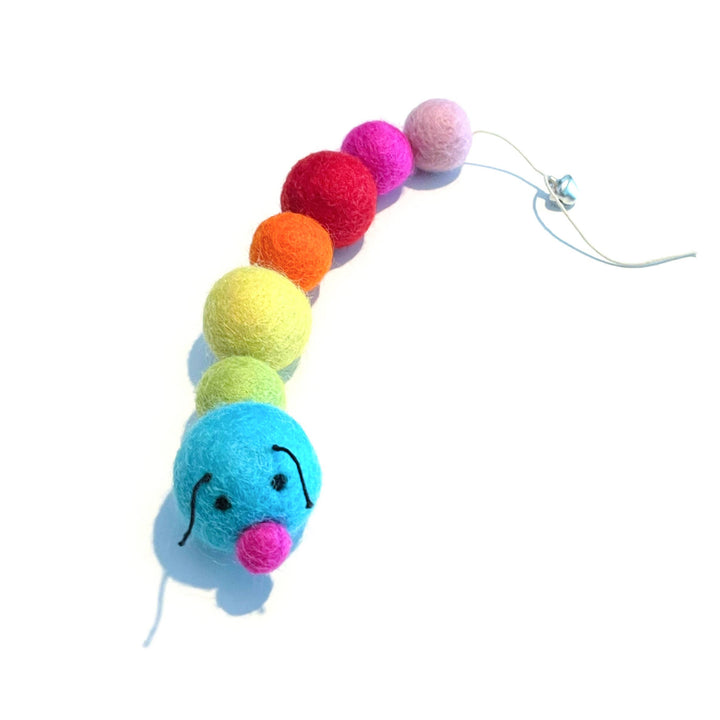 Kat the Caterpillar Eco Wool Cat Toy