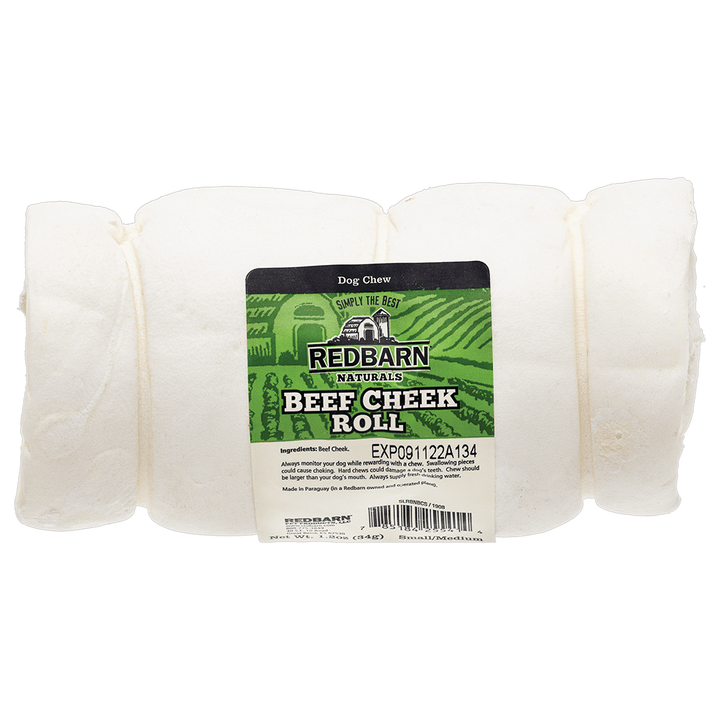 Red Barn Beef Cheek Roll Dog Chew Large