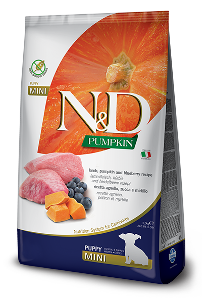 Farmina N&D Puppy Food Pumpkin Lamb & Blueberry 5.5lb