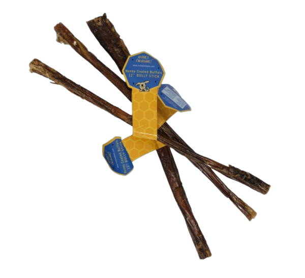 Honey I'm Home Buffalo Bully Stick for Dogs 12"