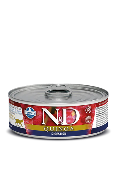 Farmina N&D Cat Food Quinoa Digestion Recipe Canned Wet Cat Food 2.8oz