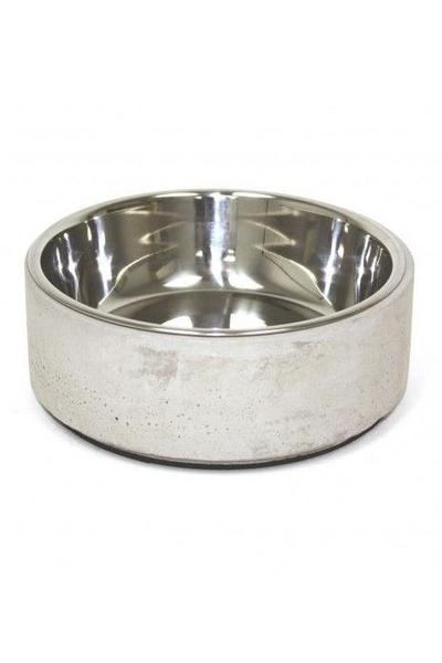 Concrete Dog Bowl