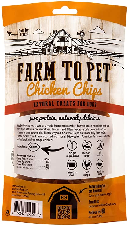Only Chicken Chips Treats 4oz