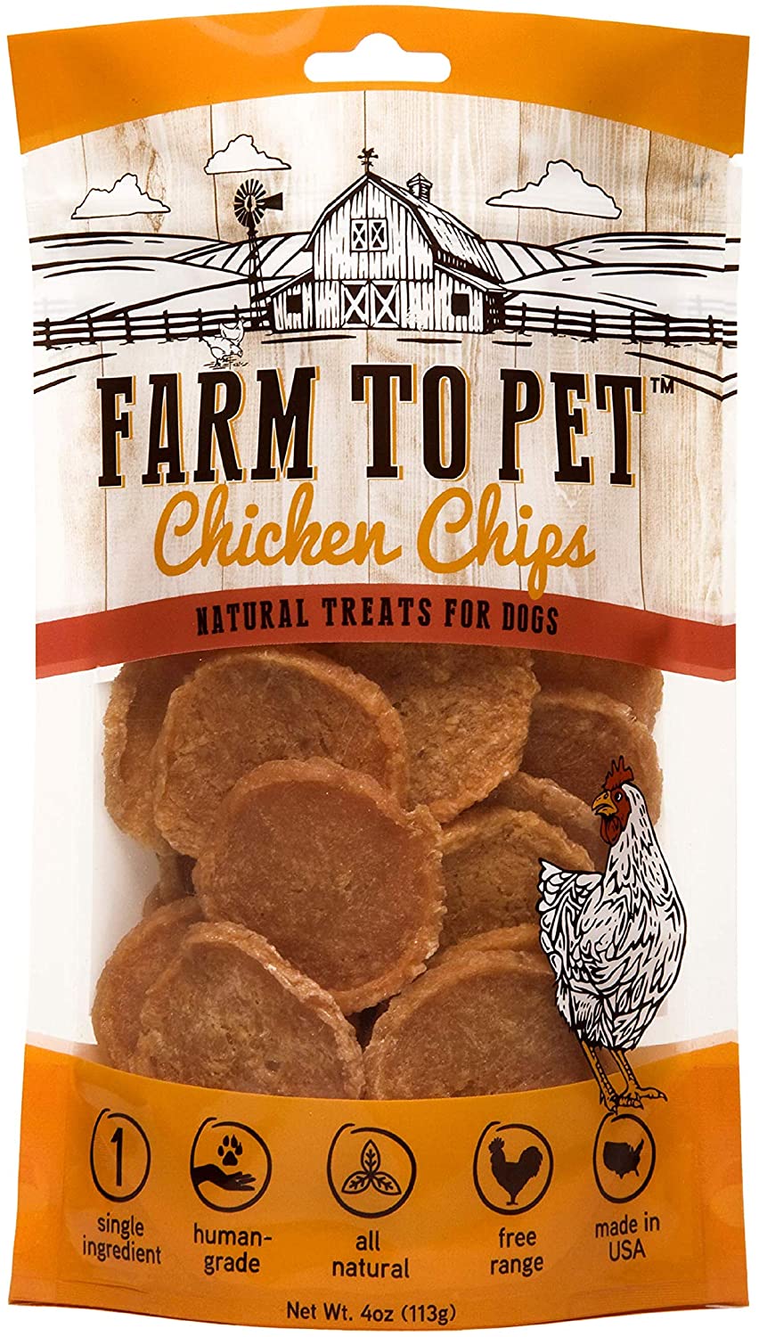 Only Chicken Chips Treats 4oz