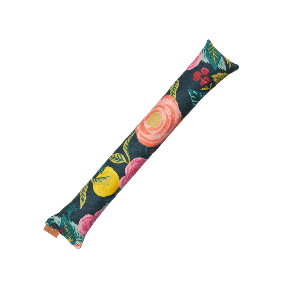 Dark Floral Print Cat Kicker with Premium Organic Catnip Cat Toy